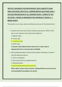 BUNDLE for HESI Exit Advanced Pathophysiology 2024 Complete Exam &lbrack;New 2025&sol;2026 Update&rsqb; All Comprehensive Questions with a Detailed Breakdown of All Answers &vert; Complete Test Solution &vert; Passed & Reworded for Originality &vert; Grade A&plus; &vert; Brand New&excl;