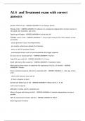 ALS and Treatment exam with correct answers&period;