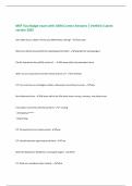 MSP Tow Badge exam with 100&percnt; Correct Answers &vert; Verified &vert;Latest version 2025