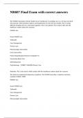 NR607 Final Exam with correct answers&period;