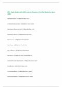 MSP Study Guide with 100&percnt; Correct Answers &vert; Verified &vert;Latest version 2025