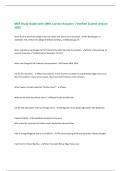 MSP Study Guide with 100&percnt; Correct Answers &vert; Verified &vert;Latest version 2025