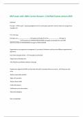 MSP exam with 100&percnt; Correct Answers &vert; Verified &vert;Latest version 2025