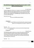 Nurs6630 psychopharmacology final exam week 11with 100&percnt; verified solutions&period;