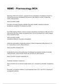 Pharmacology NBME EXAM Latest 2026&sol;2027 Exam Questions and Verified Solutions &lpar;complete bundle&rpar;