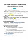 RN ATI MATERNAL NEWBORN PROCTORED EXAM (VERSION 4) - MATERNAL NEWBORN ATI EXAM STUDY GUIDE