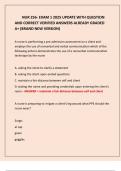 NSG 526 CLIN MODAL&period; EXAM 1 2025 UPDATE WITH QUESTIONS AND  CORRECT VERIFIED ANSWERS ALREADY GRADED A&plus; &lpar;BRAND NEW  VISION&rpar;