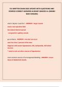 FLS WRITTEN EXAM 2025 UPDATE WITH QUESTIONS AND  VERIFIED CORRECT ANSWERS ALREADY GRADED A&plus; &lpar;BRAND  NEW VERSION&rpar;FLS WRITTEN EXAM 2025 UPDATE WITH QUESTIONS AND  VERIFIED CORRECT ANSWERS ALREADY GRADED A&plus; &lpar;BRAND  NEW VERSION&rpar;