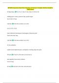 NCCAOM Acupuncture Board Exam Questions and Answers &vert;Complete Solutions Graded A&plus;  &vert;100&percnt; Correct 