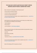 TIPS EXAM 2025 UPDATES QUESTIONS AND CORRECT VERIFIED  ANSWERS ALREADY GRADED A&plus;&lpar;BRAND NEW VISION&rpar; 