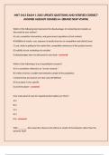 MKT 3413 WU EXAM 1 2025 UPDATE QUESTION AND VERIFIED CORRECT ANSWERS ALREADY GRADED A&plus; &lpar;BRABD NEW VISION&rpar;