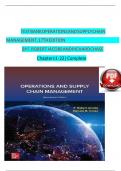 Test Bank For Operations and Supply Chain Management&comma; 17th Edition by F&period; Robert Jacobs All Chapters 1 - 22 LATEST