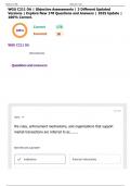 WGU C211 OA &vert; Objective Assessments &vert; 3 Different Updated Versions &vert; Explore New 178 Questions and Answers &vert; 2025 Update &vert; 100&percnt; Correct&period;