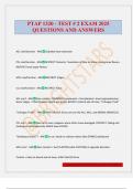 PTAP 1320 - TEST &num; 2 EXAM 2025 QUESTIONS AND ANSWERS