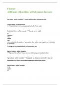 Finance 4201 bundled exams