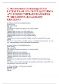Medicinal and Pharmaceutical Chemistry EXAM 1 NEWEST 2025 EXAM COMPLETE QUESTIONS AND CORRECT DETAILED ANSWERS &lpar;VERIFIED ANSWERS&rpar; &vert;ALREADY GRADED A&plus;