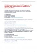 CPSM Diagnostic Exam Newest 2025 Complete All 150 Questions And Correct Answers &lpar;Verified Answers&rpar; &vert;Already Graded A&plus;