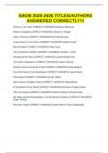 EBOB 2025-2026 TITLES&sol;AUTHORS ANSWERED CORRECTLY&excl;&excl;&excl;