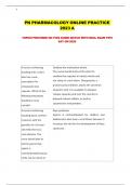 PN PHARMACOLOGY ONLINE PRACTICE  2023 B