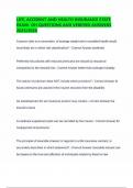LIFE&comma; ACCIDENT AND HEALTH INSURANCE STATE EXAM- OH QUESTIONS AND VERIFIED ANSWERS 2025&sol;2026
