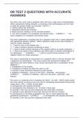 OB test 2 questions