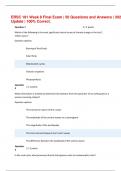 ERSC 181 Week 8 Final Exam &vert; 50 Questions and Answers &vert; 2025 Update &vert; 100&percnt; Correct&period;