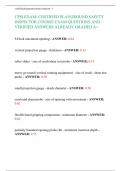 CPSI Exam &ndash; Certified Playground Safety Inspector Course &ndash; Verified Questions and Answers &ndash; Graded A&plus;