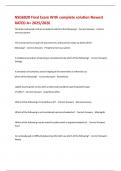 NSG6020 Final Exam With complete solution Newest RATED A&plus; 2025&sol;2026 