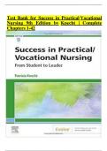 Test Bank for Success in Practical Vocational Nursing 9th Edition by Knecht &vert; Complete Chapters 1-42