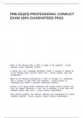 PMK-EE&lpar;E5&rpar; PROFESSIONAL CONDUCT EXAM 100- GUARANTEED PASS
