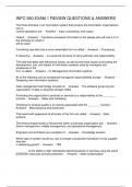 INFO 360 EXAM 1 REVIEW QUESTIONS & ANSWERS