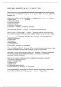 INFO 360 - EXAM 3 &lpar;CH&period; 9-12 &rpar; QUESTIONS 