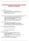 NURS 508 EXAM QUESTIONS WITH ANSWERS GRADED A&plus; &lpar;2025&sol;2026&rpar;