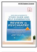 Kaplan & Sadock&rsquo;s Study Guide and Self-Examination Review in Psychiatry &lpar;10th Edition&comma; 2024&rpar; &ndash; Covers All 58 Chapters