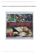 Accounting Information Systems&comma; 4th Edition &lpar;Richardson&comma; Chang&comma; Smith&rpar; &ndash; Complete End-of-Chapter Solutions Manual with Answers