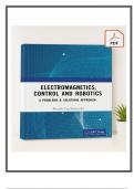 Electromagnetics Control and Robotics&colon; A Problems-Solutions Approach &lpar;1st Edition&comma; 2023&rpar; by Harish Parthasarathy &ndash; Covers All Chapters