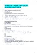 WFSM - SET B &lpar;VOLUME 3&rpar; WITH CORRECT SOLUTIONS