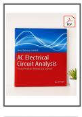 AC Electrical Circuit Analysis&colon; Practice Problems&comma; Methods&comma; and Solutions &lpar;1st Edition&comma; 2022&rpar; by Mehdi Rahmani-Andebili