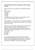 Finc 3610 Sirmeans Final exam Questions With Complete Solutions