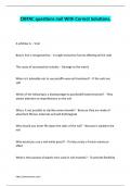 CIBTAC questions nail With Correct Solutions&period;