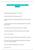 CIBTAC Written Exam Questions AND ANSWERS