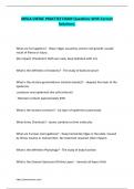 MEGA CIBTAC PRACTICE EXAM Questions With Correct Solutions&period;