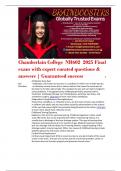 Chamberlain College  NR602  2025 Final exam with expert curated questions & answers &vert; Guaranteed success