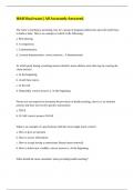 H&H final exam &vert;&vert; All Accurately Answered&period;