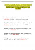 KB2 GENERAL CONTRACTOR LICENSE Exam QUESTIONS AND CORRECT  ANSWERS&vert; ACCURATE REAL EXAM WITH FREQUENTLY TESTED  QUESTIONS&vert;ALREADY A GRADED&vert;GUARANTEED PASS&vert;LATEST  UPDATE 2025