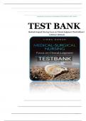 Test Bank For Medical-Surgical Nursing&colon; Focus on Clinical Judgment 3rd Edition&period; By Linda Honan&period; All Chapters-1-55 Covered&vert;&vert; 100&percnt; Fully Verified Answers&vert;&vert; Latest Edition 2025