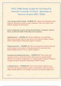 WGU D402 Study Guide 2025&sol;2026&colon; OA from PA Solved&excl; &lpar;Socio-Ecological Model&comma; PRECEDE-PROCEED&comma; Health Disparities&rpar;