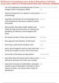 ND Board of Cosmetology Laws&comma; Rules & Regulations Full Study Guide 2025 COMPLETE EXAM QUESTIONS AND VERIFIED ANSWERS &vert;RECENTLY TESTING REAL EXAM QUESTIONS&vert; 100&percnt; SOLVED&excl;&excl;