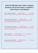 NVCC PSY 200 E43L Exam 1 2025 &vert; Complete Questions and Correct Answers &vert; Graded A&plus; &vert; Latest Version &vert; Just Released