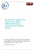 PRT 266 Exam 1 Questions And Answers Latest Updates 2025&sol;2026 With Correct Answers 100&percnt; With Complete Solutions